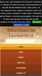 Mobile Screenshot of macchinedileonardo.it