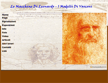 Tablet Screenshot of macchinedileonardo.net